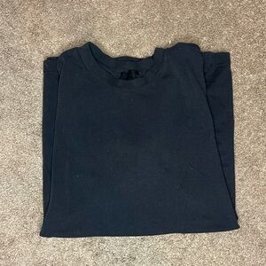 SKIMS Black Short Sleeve Tee